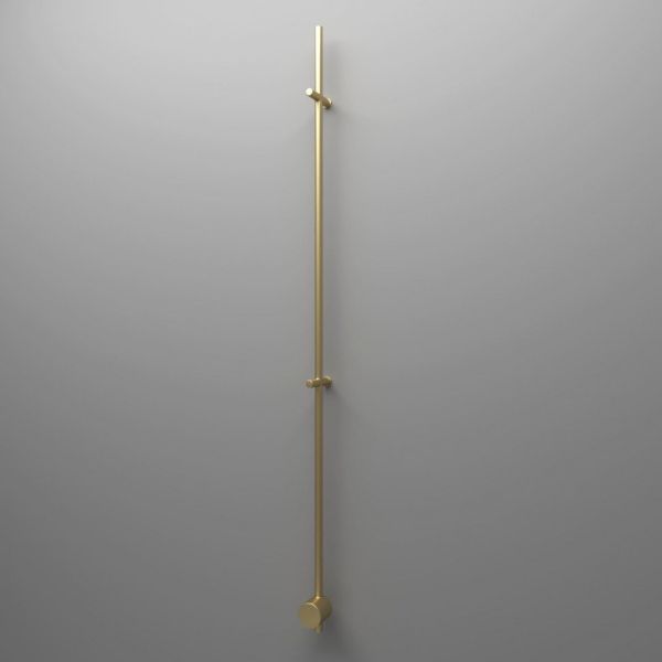 Электрический полотенцесушитель Broner Bruno BV.007.170.0000.MG 170 см с кнопкой золото матовое