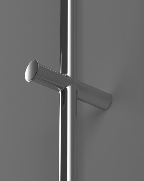 Электрический полотенцесушитель Broner Bruno BV.007.170.0000.P 170 см с кнопкой хром