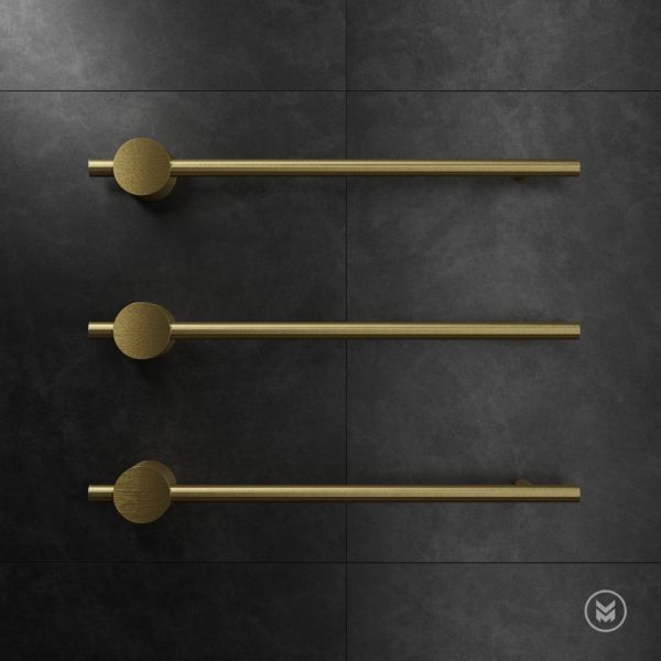 Электрический полотенцесушитель Broner Bruno NF.BR.007.060.0000.MG 60 см без кнопки золото матовое