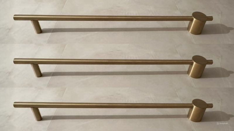 Электрический полотенцесушитель Broner Bruno NF.BR.007.060.0000.MG 60 см без кнопки золото матовое