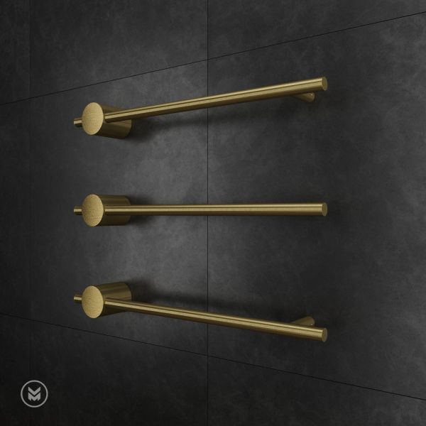 Электрический полотенцесушитель Broner Bruno NF.BR.007.060.0000.MG 60 см без кнопки золото матовое