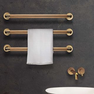 Полотенцесушитель электрический Margaroli Luce 521 L = 48 см ORO золото