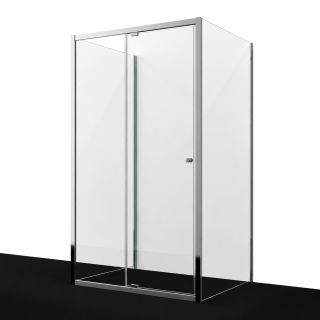 Душевой уголок WasserKRAFT Aula 11P21 120x90 см профиль хром стекло прозрачное