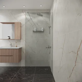 Душевая перегородка Niagara Eco NG-531-90 90 см профиль хром стекло прозрачное