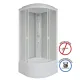 Душевая кабина Niagara Promo P80/40/MT 80x80 см профиль белый стекло матовое