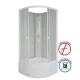 Душевая кабина Niagara Promo P80/40/MT/BK 80x80 см профиль белый стекло матовое