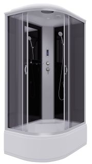 Душевая кабина Niagara NG-2510-14RP 120x80см серебро/тонированное