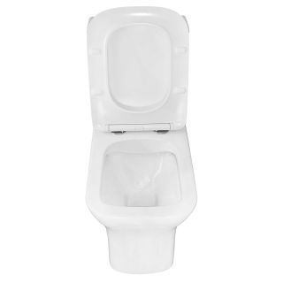 Унитаз-моноблок Azario Lodi AZ-8617 безободковый белый