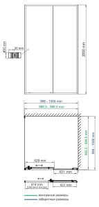 Душевой уголок Wasserkraft Dill 61S19 100x100 см