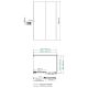 Душевой уголок Wasserkraft Dill 90x140см чёрный 61S36