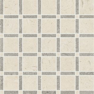 Керамогранит Италон 620110000257 Аура Стоун Уайт Мозаика Вертиго 31.3x31.3