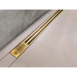 Душевой лоток Berges Super Slim 092152 60 см золото