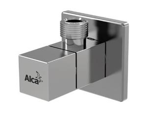 Угловой вентиль AlcaPlast 1/2" ? 3/8" квадратный хром ARV002
