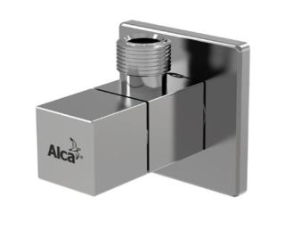 Угловой вентиль AlcaPlast 1/2" ? 3/8" квадратный хром ARV002 Угловой вентиль AlcaPlast 1/2" ? 3/8" квадратный хром ARV002