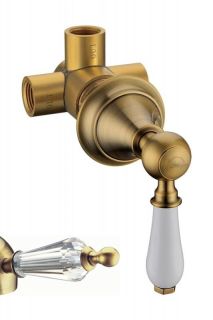 Переключатель потоков Boheme встраиваемый, латунь Medici SW_Комплект бронза