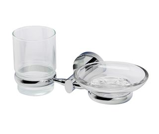 Wasserkraft Rhein K-6226 Держатель стакана и мыльницы Wasserkraft Rhein K-6226 Держатель стакана и мыльницы