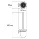Wasserkraft Rhein K-6227 Щетка для унитаза Wasserkraft Rhein K-6227 Щетка для унитаза