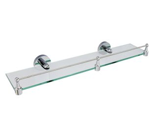 Wasserkraft Rhein K-6244 Полка стеклянная с бортиком Wasserkraft Rhein K-6244 Полка стеклянная с бортиком