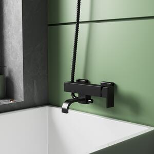 Смеситель для ванны Paini Dax-R 84PZ100R чёрный матовый