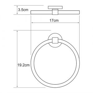 Wasserkraft Rhein K-6260 Держатель полотенец кольцо