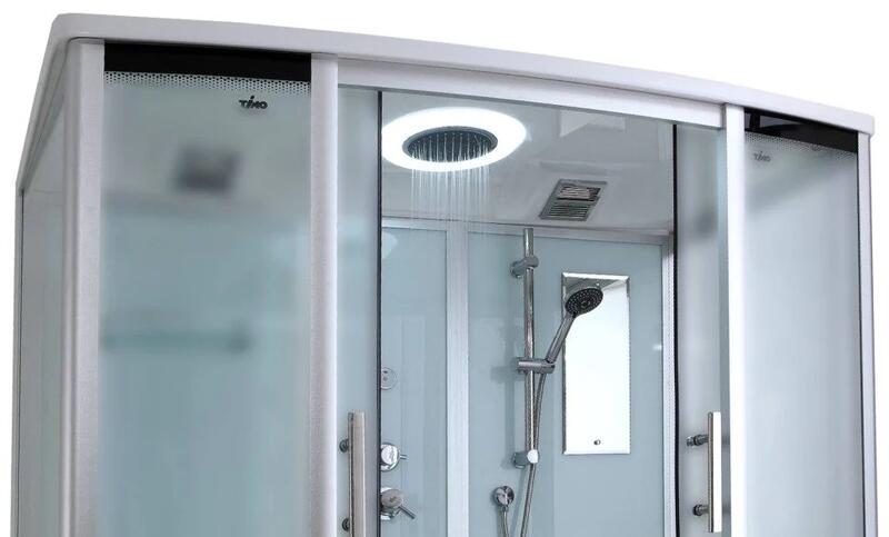 Душевая кабина Timo Standart T-6650SF Silver Fabric 150x88см
