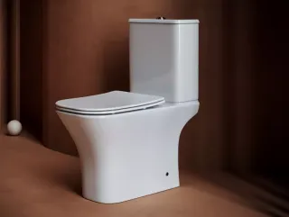 Чаша напольного унитаза Ceramicanova Alfa Rimless CN9002-B белый