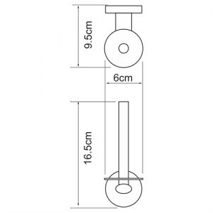 Wasserkraft Rhein K-6297 Держатель туалетной бумаги