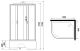 Душевая кабина Niagara NG-2510-14RP 120x80см серебро/тонированное