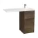Корпус тумбы под раковину Aquaton Лондри 1A267001LHDY0 40 см дуб кантри без фасада