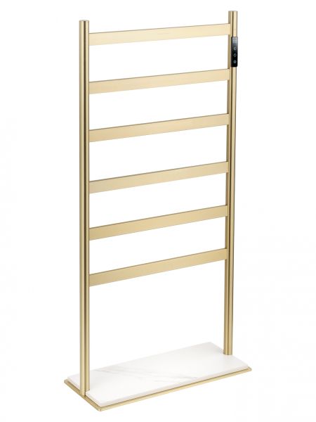 Напольный полотенцесушитель электрический Wonzon & Woghand Essen WW-A406-BG 47x95 см брашированное золото