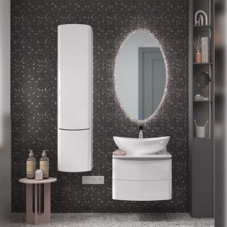 Пенал (35см) Velvex Luna pp.LUN.35, белый Пенал (35см) Velvex Luna pp.LUN.35, белый