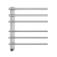 Полотенцесушитель электрический AQUAme AQM3116MB 52x62 см с терморегулятором хром