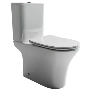 Чаша напольного унитаза Ceramicanova Fortuna Rimless CN9001-B белый