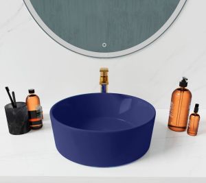 Раковина Grossman Color GR-3013BLM 40см синий матовый