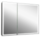 Зеркало-шкаф с подсветкой Continent Mirror Box Black МВК051 100см чёрный