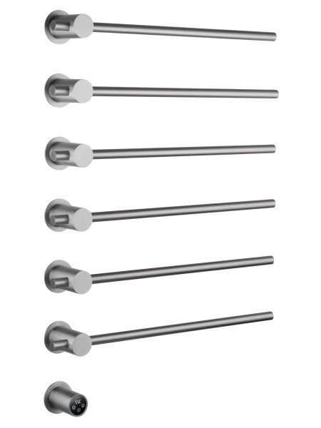 Полотенцесушитель электрический встраиваемый Wonzon & Woghand Baden WW-AL366-BR 55x78 см с внутренней частью брашированный никель