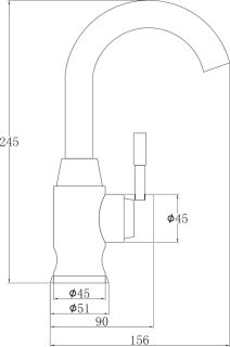 Смеситель для кухни ZORG Steel Hammer SH 6166 INOX Смеситель для кухни ZORG Steel Hammer SH 6166 INOX