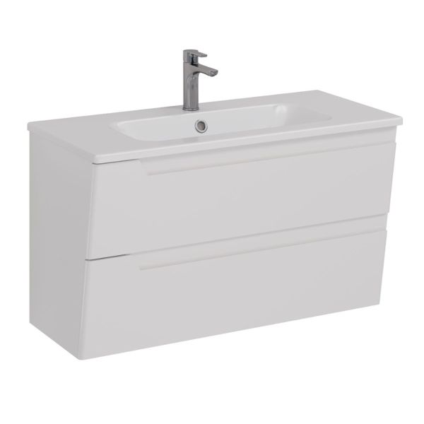 Раковина Lemark Эйфория 641235 белая 100 см