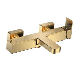 Смеситель для ванны AQUAme Savona AQM6812BG золото брашированное