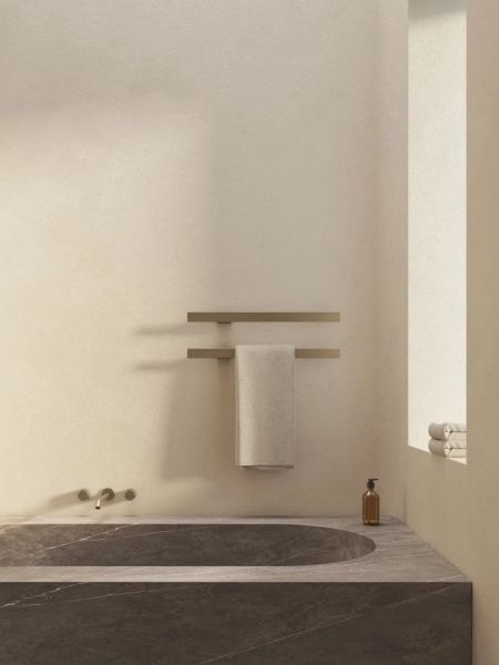 Электрический полотенцесушитель Broner Scompartimento NF.SM.007.100.0000.МG 100 см без кнопки золото матовое