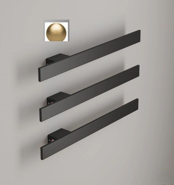 Электрический полотенцесушитель Broner Scompartimento SM.007.100.0000.МG 100 см с кнопкой золото матовое