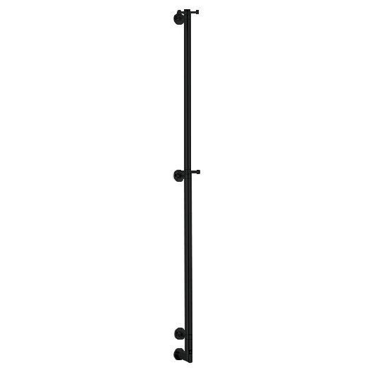 Полотенцесушитель электрический Margaroli Arcobaleno 616/L Switch box Black Matt DB 168x12 см чёрный матовый