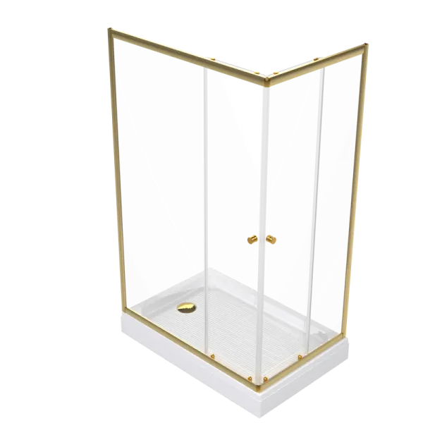Душевой уголок Triton Вента -Голд Щ0000073919 120x80 см профиль золото стекло прозрачное