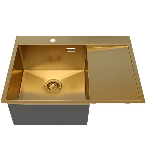 Мойка кухонная Reflexion Maggiore 65-GD RX2365GD брашированное золото