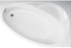 Акриловая ванна VagnerPlast Flora VPBA151FLA3PX-04 правая 150x100см белый