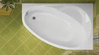 Акриловая ванна VagnerPlast Flora VPBA151FLA3PX-04 правая 150x100см белый Акриловая ванна VagnerPlast Flora VPBA151FLA3PX-04 правая 150x100см белый
