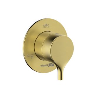 Переключатель на 3 выхода WasserKRAFT Rhein 99DVR3BG золото матовое