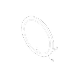 Зеркало Am.Pm X-Joy M85AMOX0651WG с LED-подсветкой ИК- сенсором 65 см