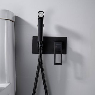 Гигиенический душ со смесителем Shevanik S6805H чёрный Гигиенический душ со смесителем Shevanik S6805H чёрный