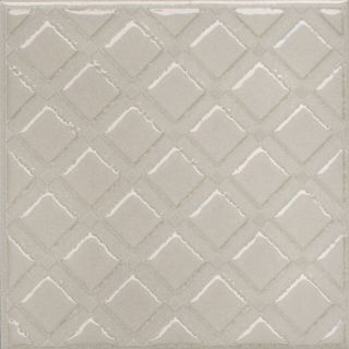Декор Kerama Marazzi KMD3STA014GN Бахия 1 серый светлый глянцевый 9.8x9.8x0,7